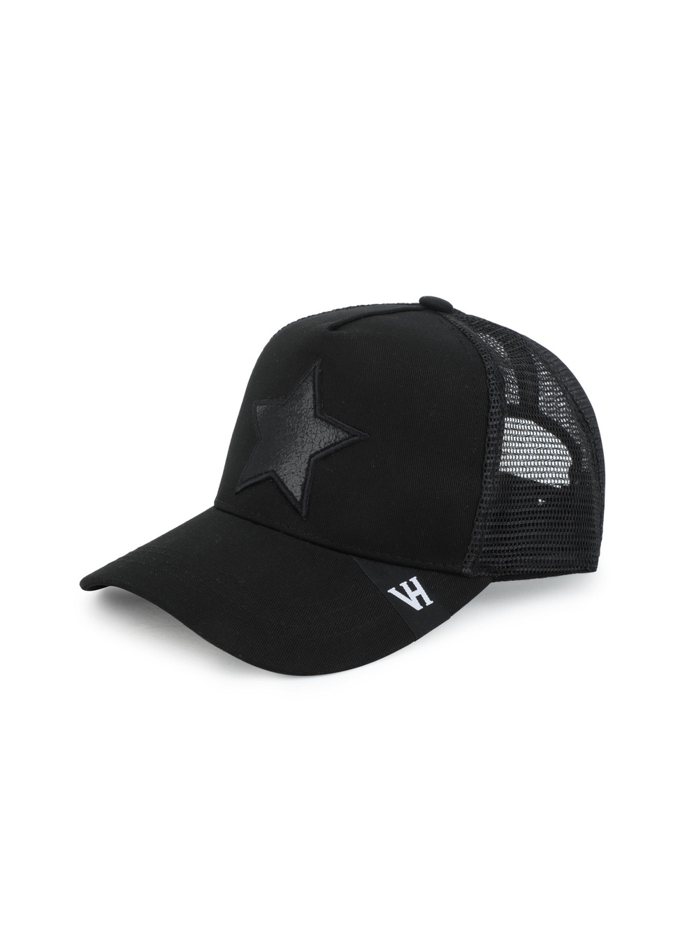 VINTAGE HAVANA Trucker Hats Women | Mesh Adjustable Snapback | Black | Size L